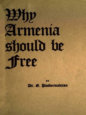 cover image of Why Armenia Should Be Free